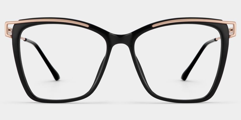 Matia Schwarz Quadratisch Brille
