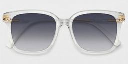 Jacqui Klar Rechteckig Sonnenbrille1