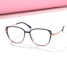 Haygood Schwarz-Rosa Cateye Brille1