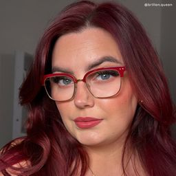 Nathan Rot Browline Brille9