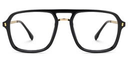 Berkeley Schwarz Pilot Brille0