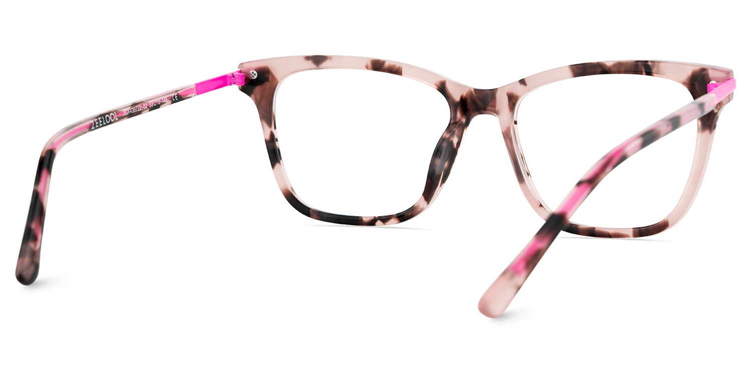 Eliot Rosa-Tortoise Rechteckig Brille5