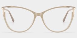 Pace Beige Cateye Brille0