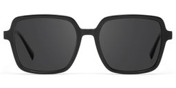 Ember Schwarz Quadratisch Sonnenbrille0