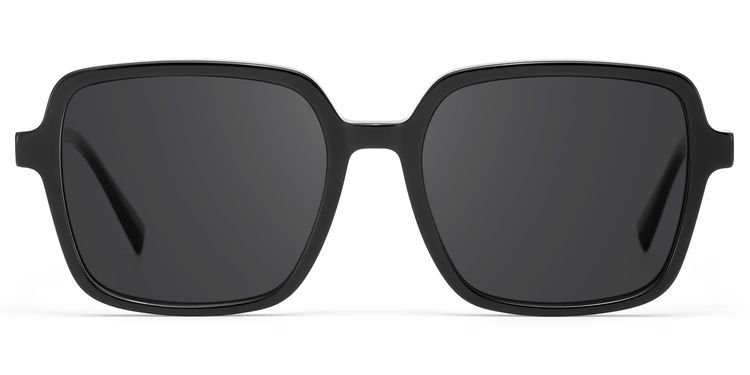 Ember Schwarz Quadratisch Sonnenbrille