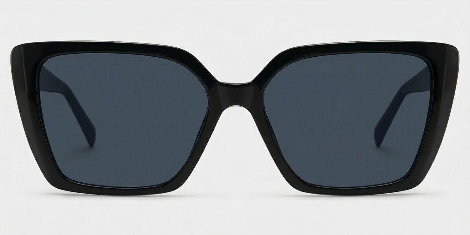 Emery Acetate Schwarz Sonnenbrille | ZEELOOL0