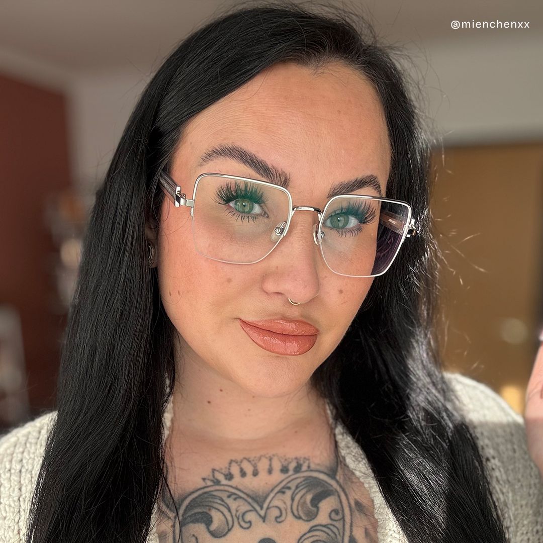 Lauren Silber Quadratisch Brille7