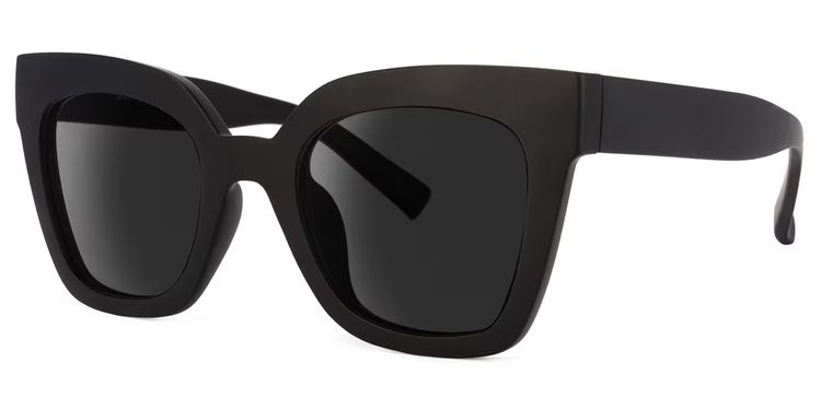 Malcolm Schwarz Quadratisch Brille