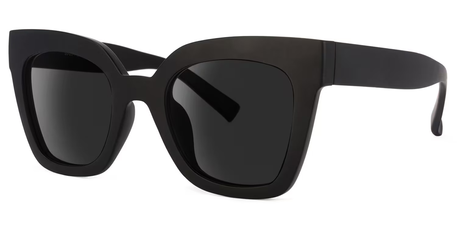 ZEELOOL Malcolm Schwarz Quadratisch Brille
