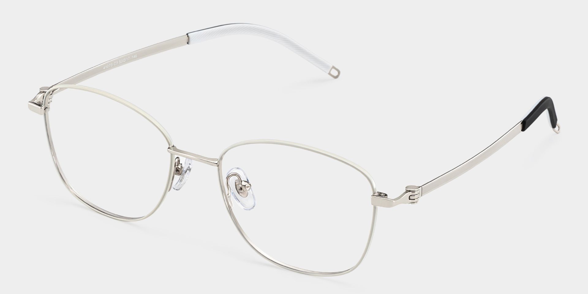 Tianna Weiß Rechteckig Brille4