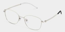 Tianna Weiß Rechteckig Brille4