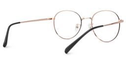 Ringstaff Rosa-Gold Rund Brille2