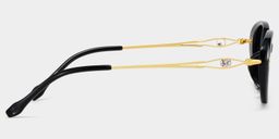 Blaire Schwarz Oval Brille3