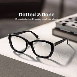 Madeline Schwarz Cateye Brille1