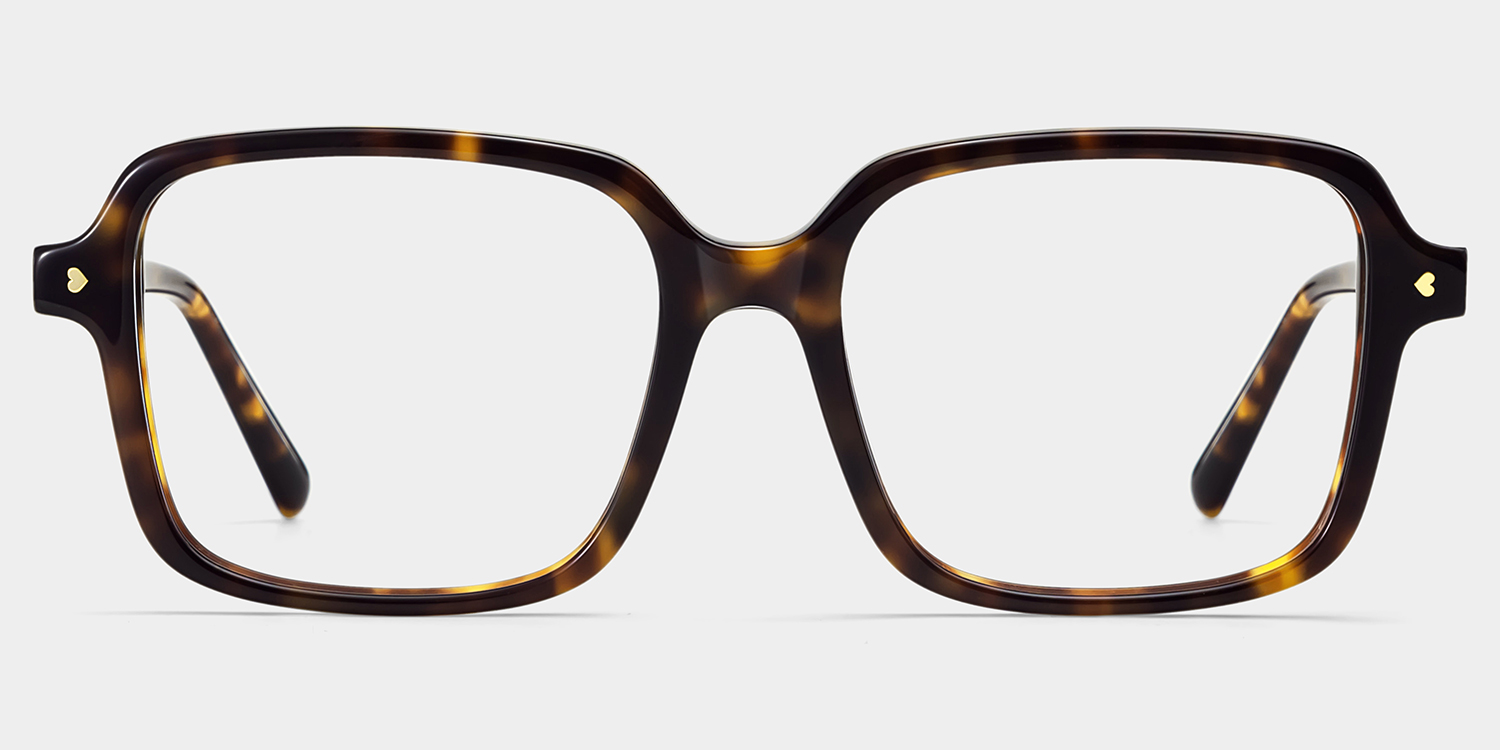Talia Tortoise Quadratisch Brille1