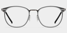 Leonie Grau Rund Brille2