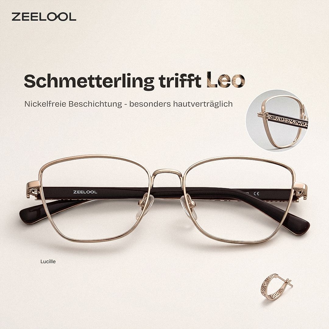 Lucille Gold Schmetterlingsbrille | ZEELOOL1