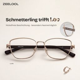 Lucille Gold Schmetterling Brille1