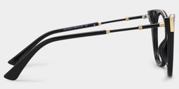 Dalton Schwarz Cateye Brille3