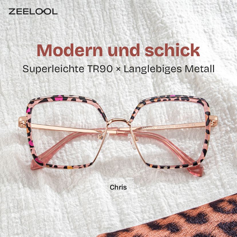 Chris Rosa-Leo Quadratisch Brille
