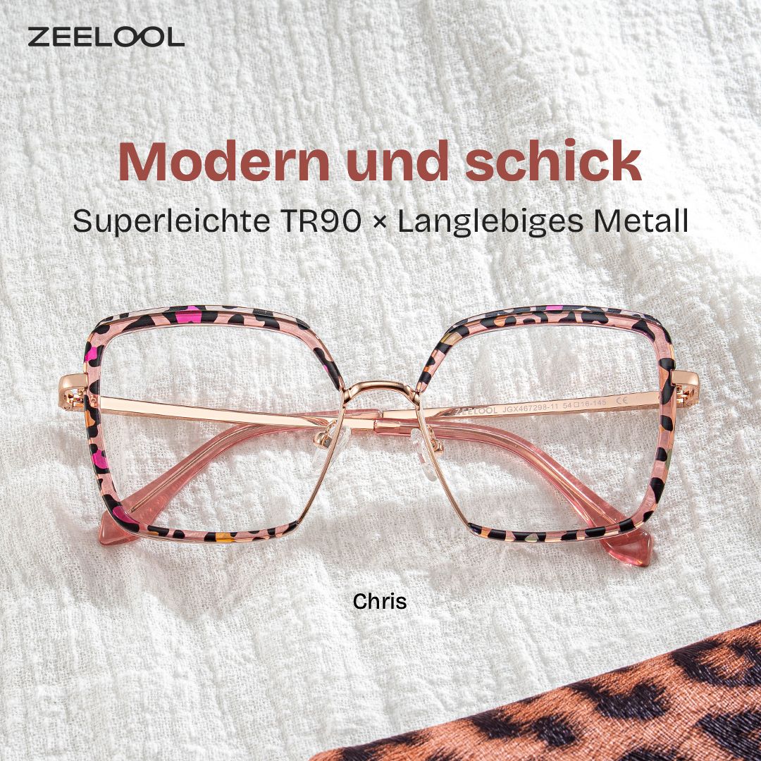 Chris Rosa-Leo Quadratisch Gemischte Materialien Brille0
