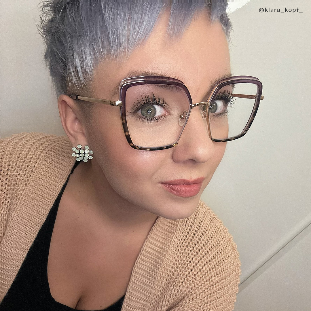 ZEELOOL Chris Lila Geometrisch Brille