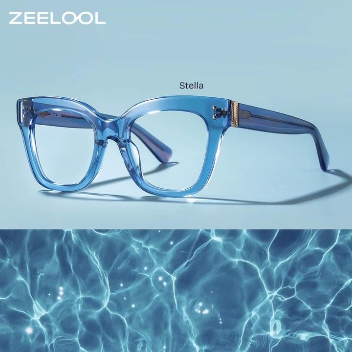 Stella Blau Schmetterling Brille
