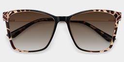 Tricee Tortoise Quadratisch Brille1