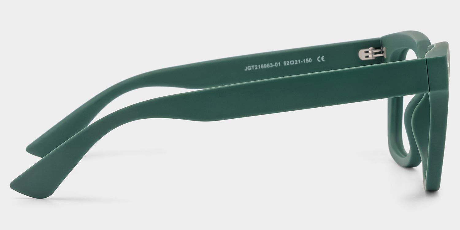 Liizbeett Grün Quadratisch Brille4