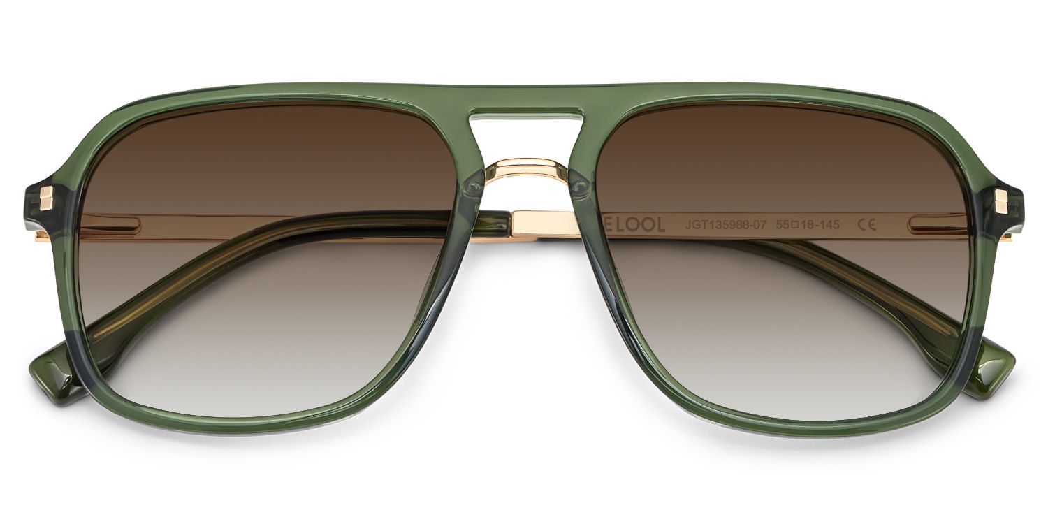 Berkeley Grün Pilot TR90 Brille1