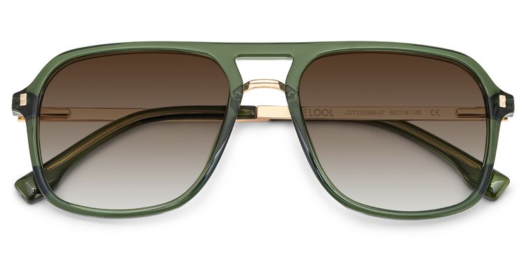 Berkeley Grün Pilot Brille