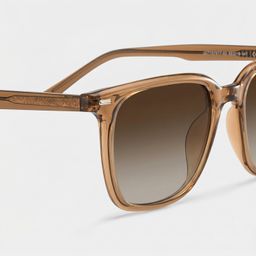 Eliza Braun Quadratisch Brille4