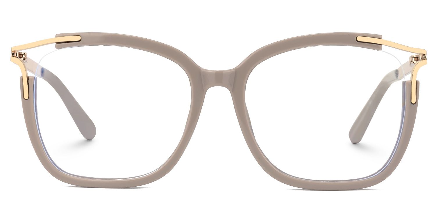 Sidibe Khaki Quadratisch Brille2