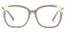 Sidibe Khaki Quadratisch Brille2