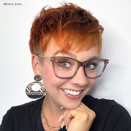 Vibert Braun Rechteckig Brille6