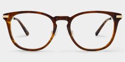Laura Tortoise Quadratisch Brille3