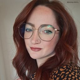 Lilly Rosa-Schwarz Geometrisch Brille8