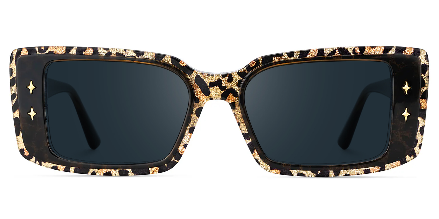 Gleam Leo Rechteckig Brille gutes Bild