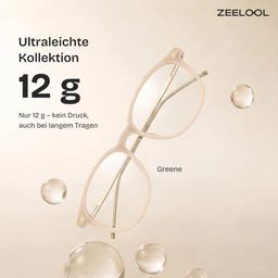 Greene Beige Quadratisch Brille1