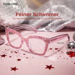 Renata Rosa Quadratisch Brille0