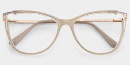 Pace Beige Cateye Brille1
