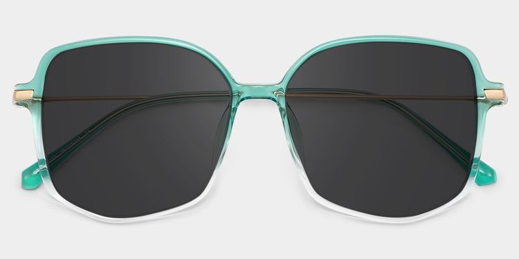 Payton Grün Geometrisch Sonnenbrille