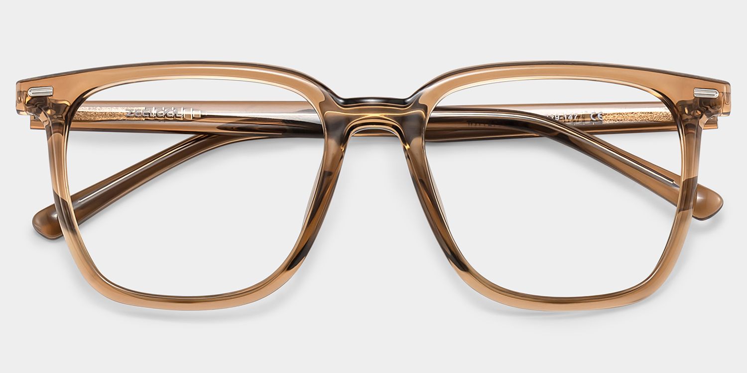 Eliza Braun Quadratisch Brille2