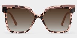 Eboney Tortoise Quadratisch Brille0