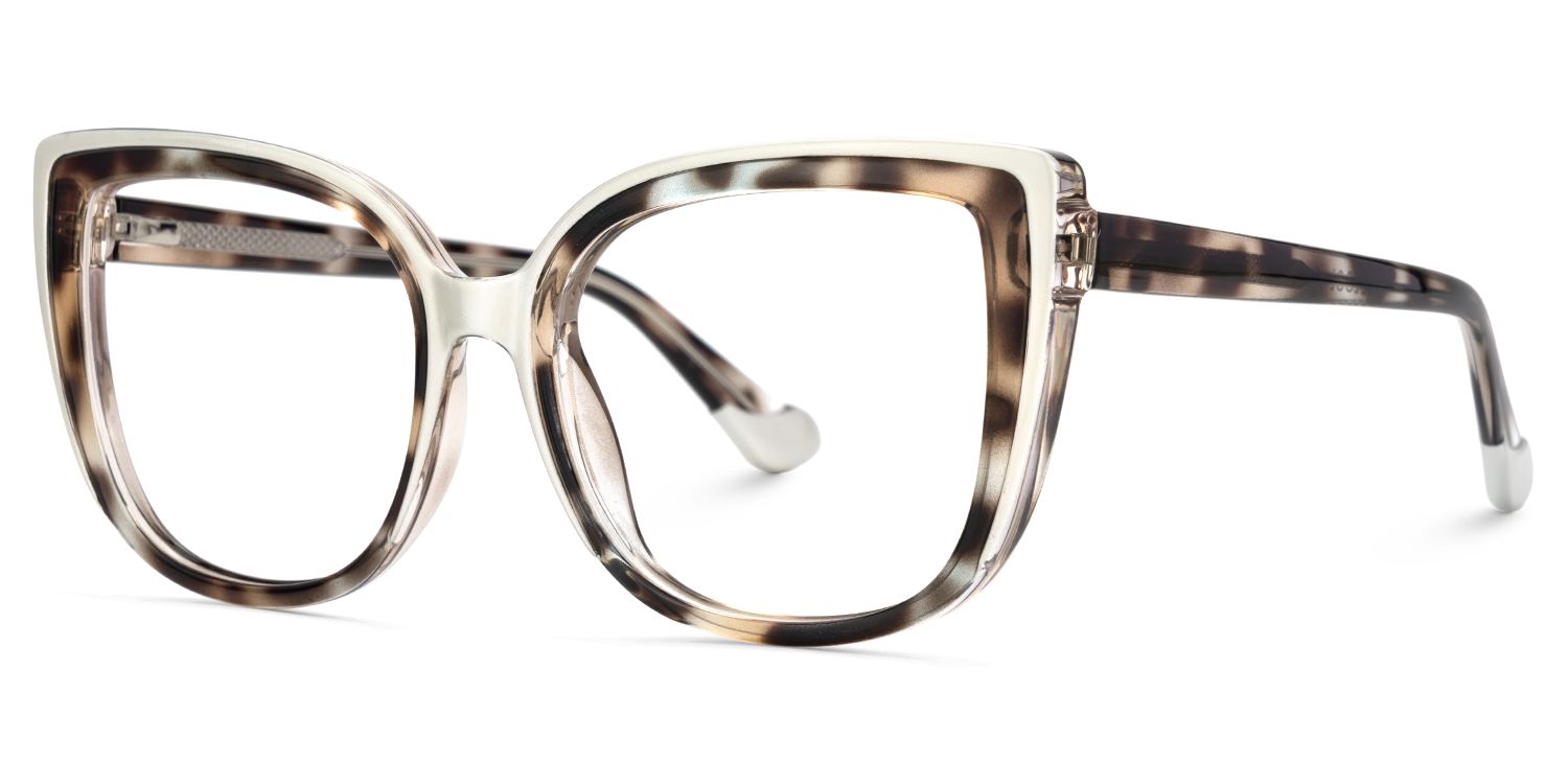 Fenn Braun-Tortoise Cateye Brille2