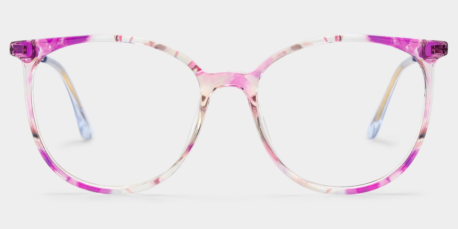 Babbage Lila Rund Brille2