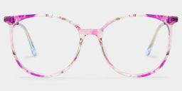 Babbage Lila Rund Brille2