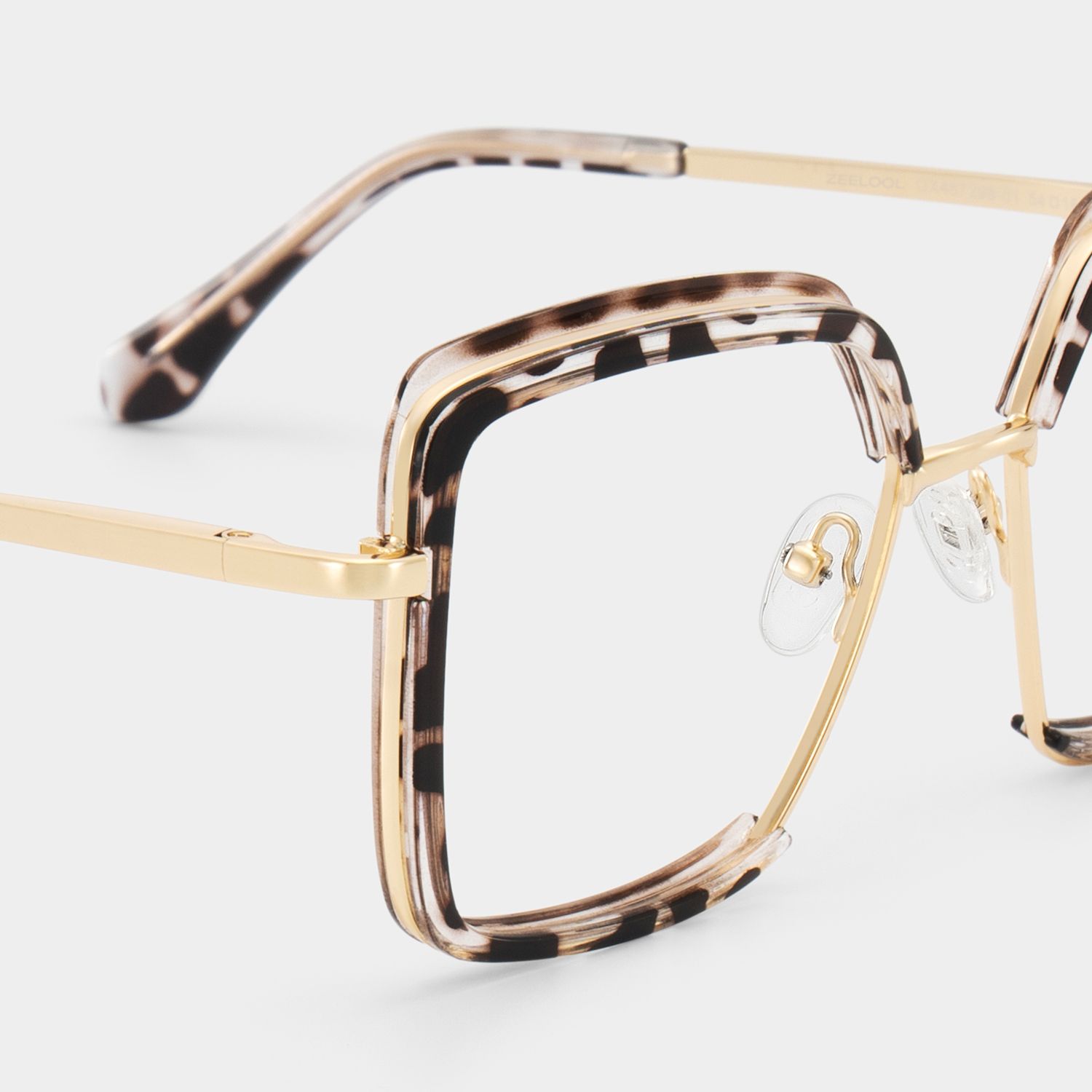 Chris Schwarz-Tortoise Geometrisch Brille5