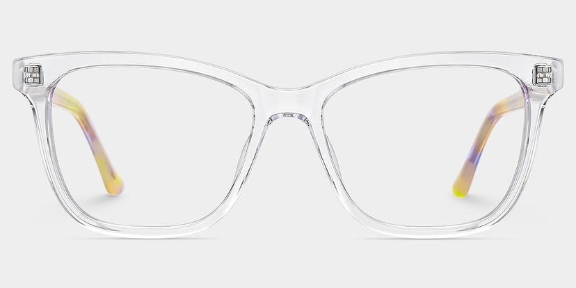 Faith Klar Rechteckig Brille