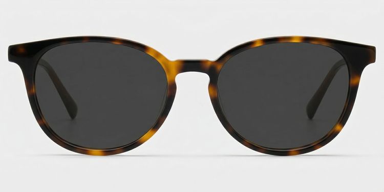 Allison Tortoise Rund Sonnenbrille